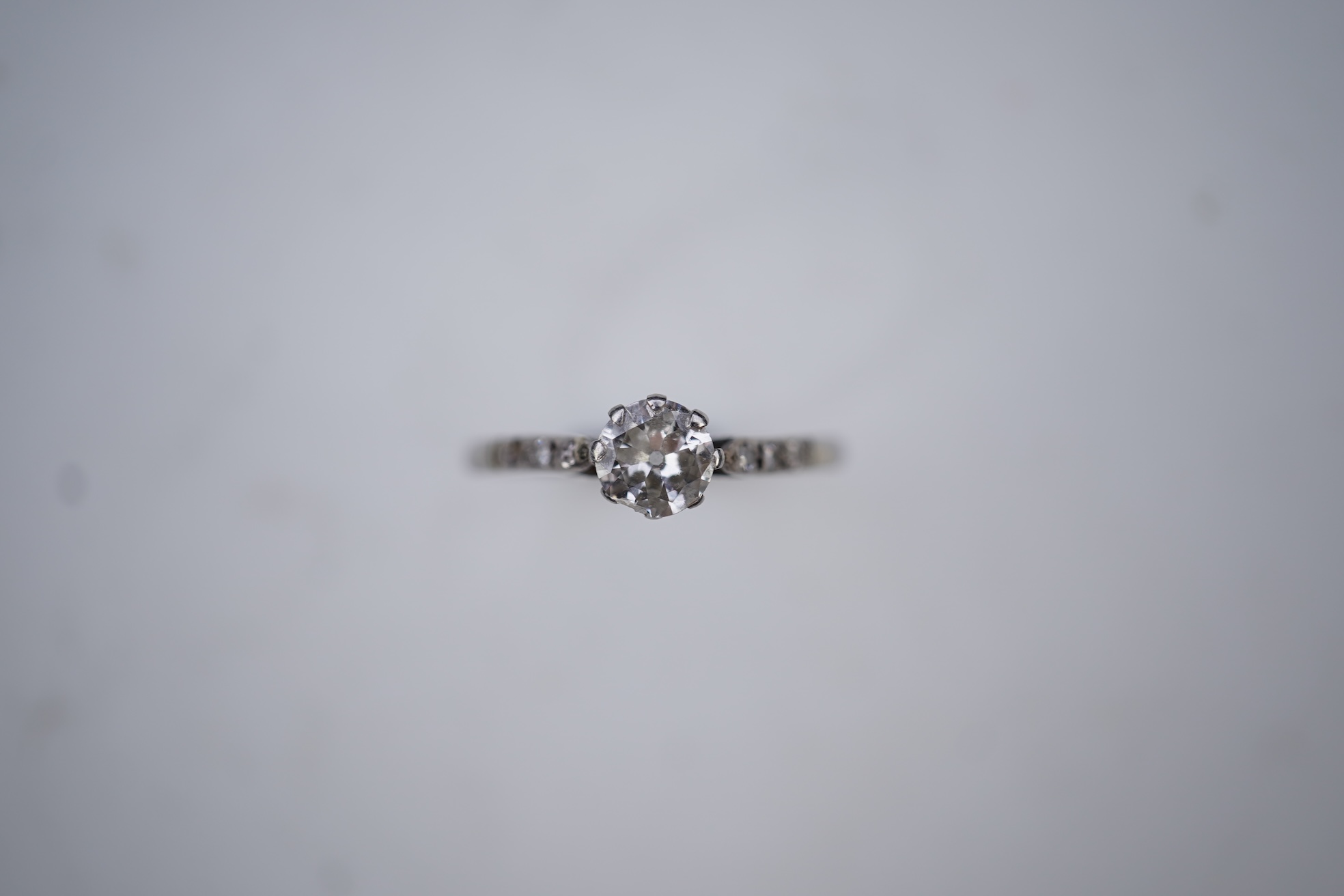 A diamond ring, early 20th century